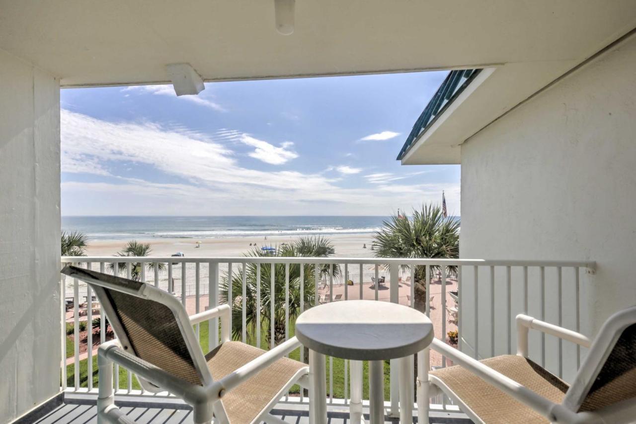 Daytona Beach Studio With Oceanfront Balcony And Pool! Kültér fotó